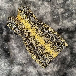 Guess Leopard Print Mini Dress